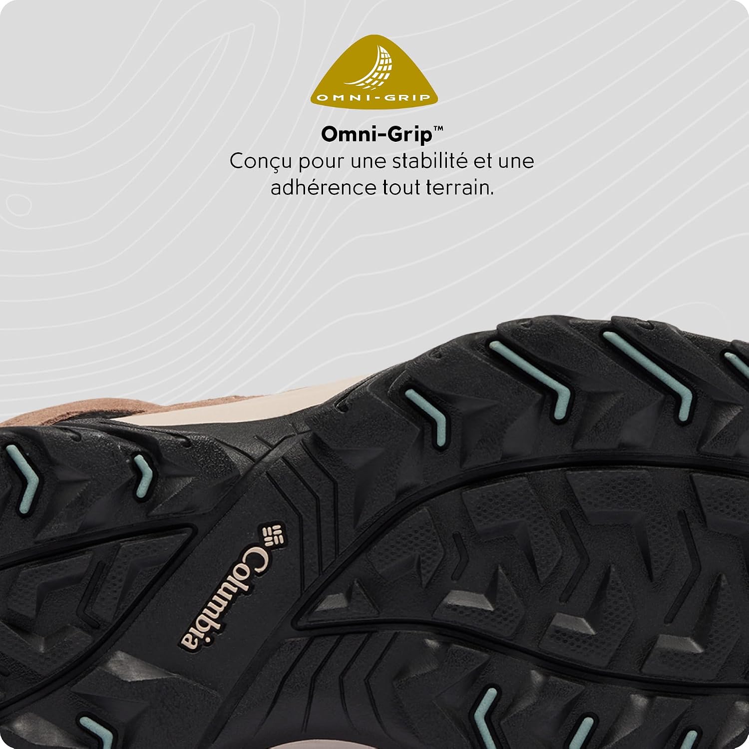Detalle de Columbia Crestwood Mid Waterproof: bottes de trekking imperméables pour homme, taille moyenne