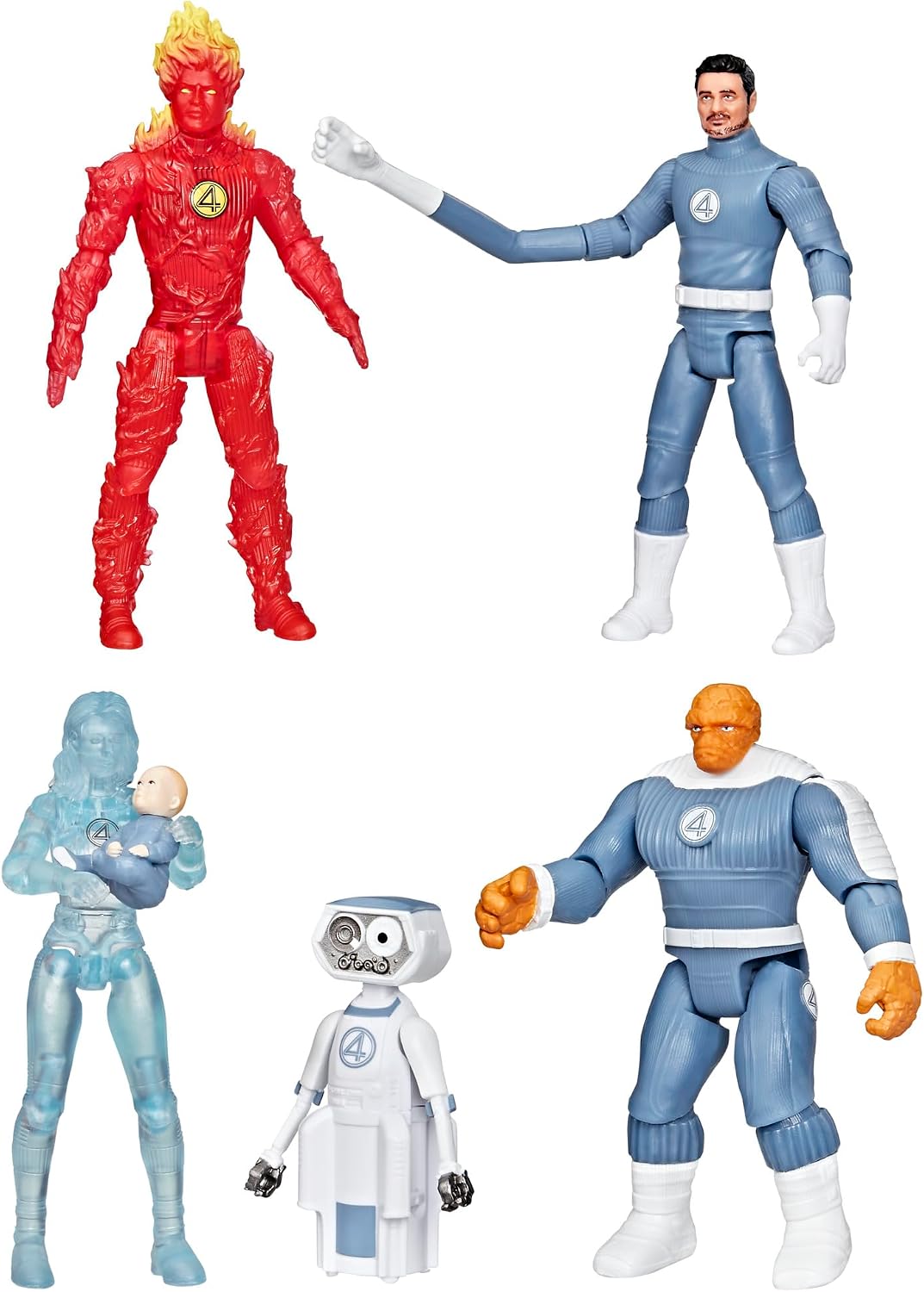 Thumbnail 2 de Marvel G09825L0 Fantastic Four Action Figure Set, 10-cm Scale, 6 Figures & 3 Accessories