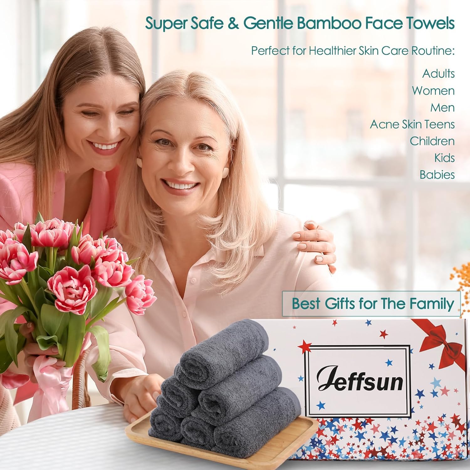 Thumbnail 4 de JEFFSUN Wash Cloths 6 Pack