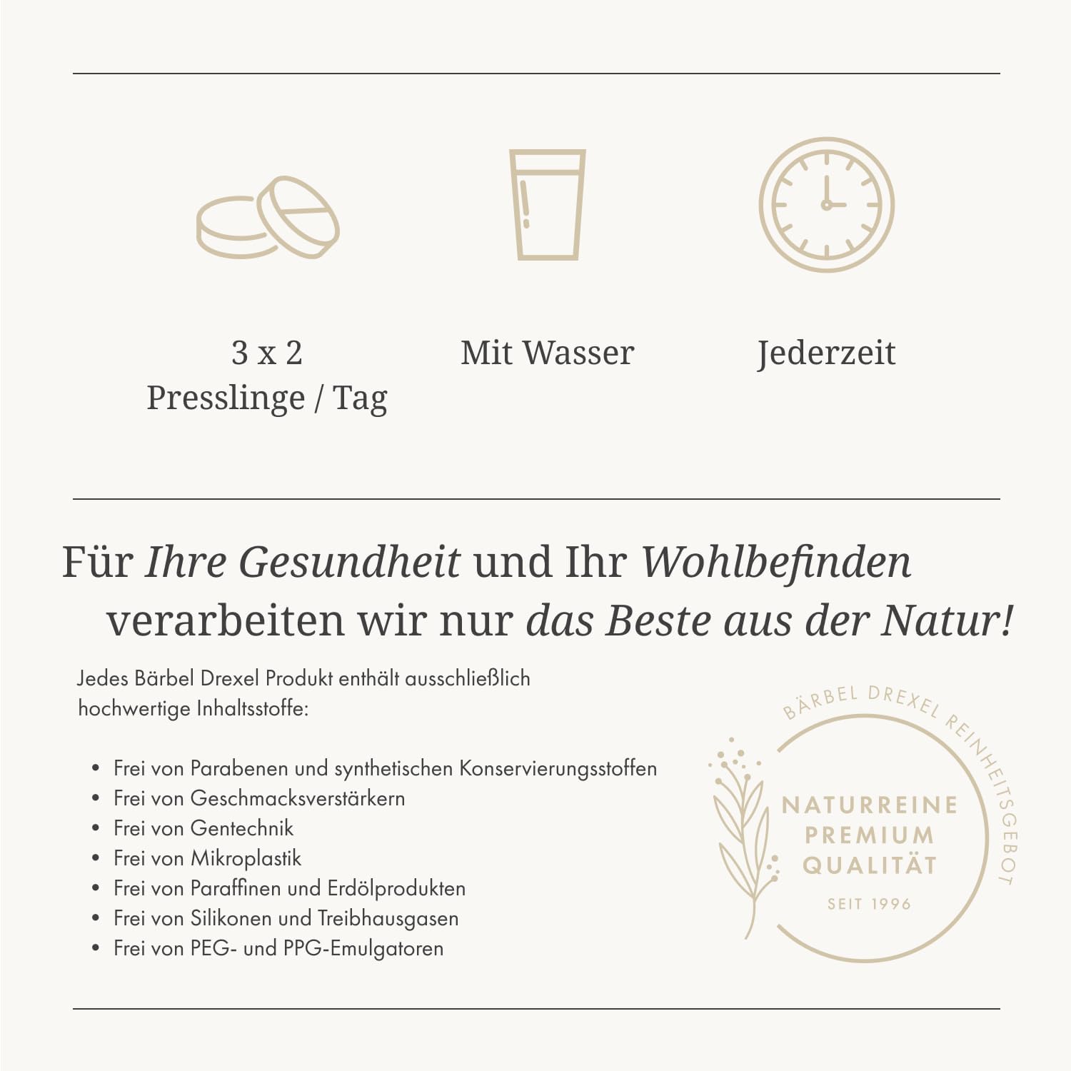Thumbnail 1 de Blutdruck Tabletten I – Rein pflanzlicher Wirkstoff-Komplex (220 Stk) von BÄRBEL DREXEL®