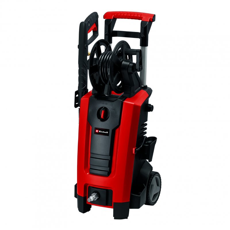Detalle de Einhell TE-HP 140: Hidrolimpiadora 1900 W, movilidad y presión para limpieza rápida