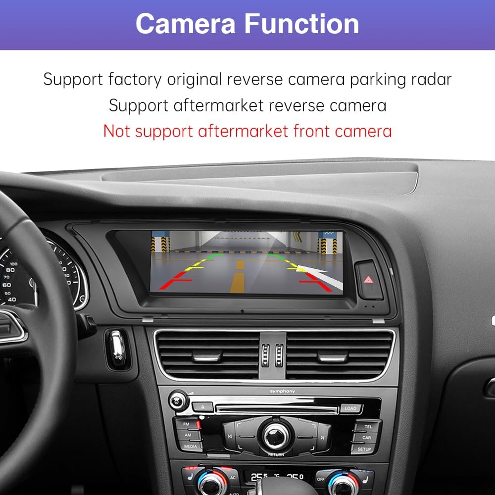 Detalle de Road Top 8,9 pollici autoradio senza fili con CarPlay per Audi A4 (2009-2015) compatibile 2G MMI