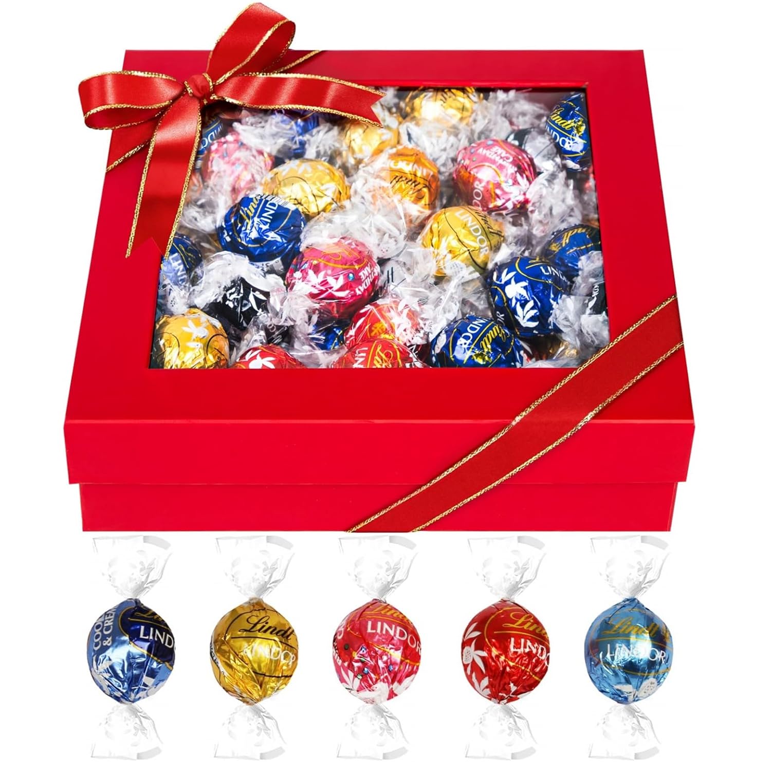 Detalle de Kandy Korner ZARA800BLK100ML Chocolate Truffle Gift Box, 50 Count