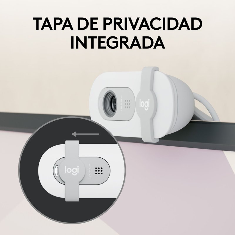 Thumbnail 2 de Logitech Brio 100 Webcam FullHD Blanco
