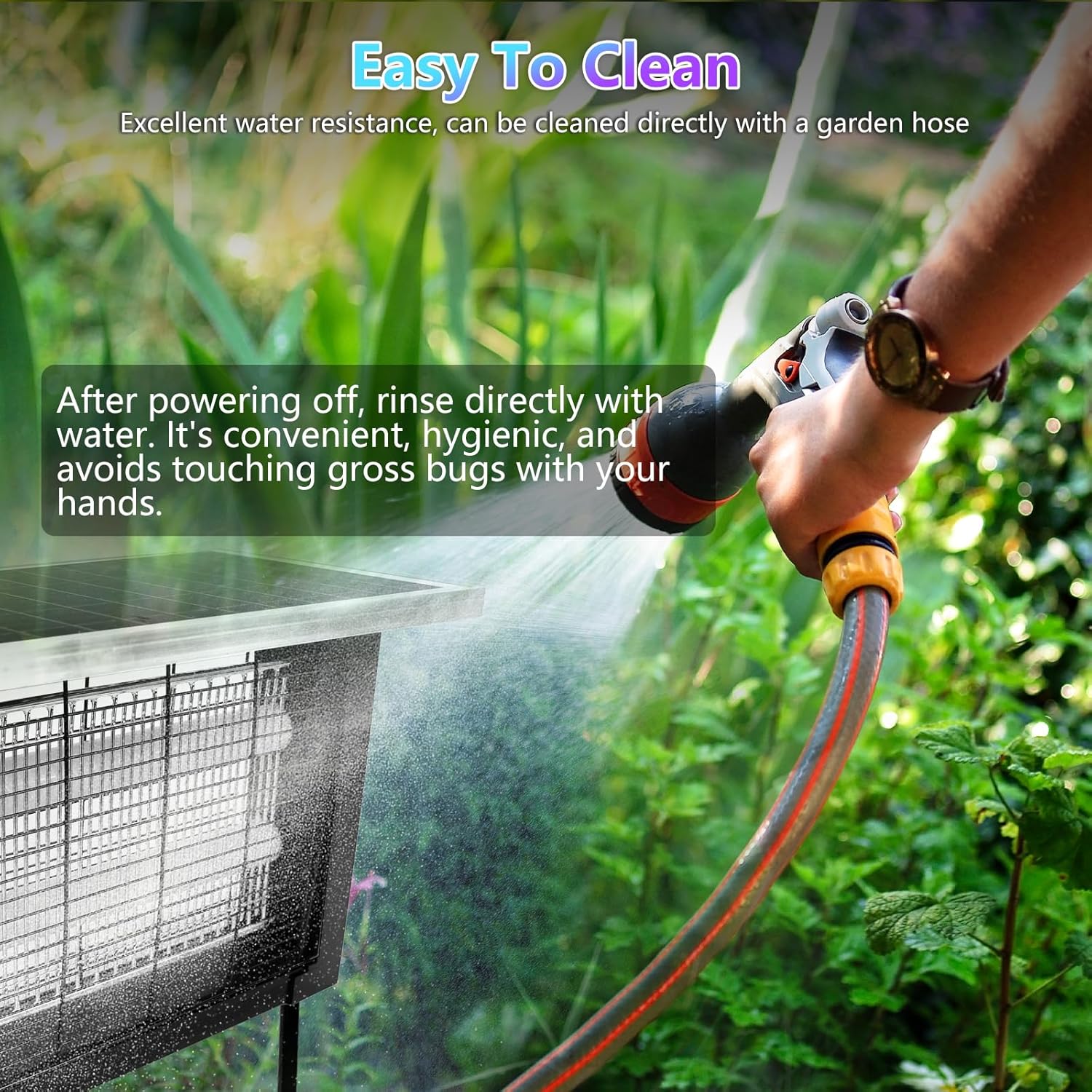 Thumbnail 4 de Powerful Solar Bug Zapper for 2000 sq ft with 13 ft Extension Cord