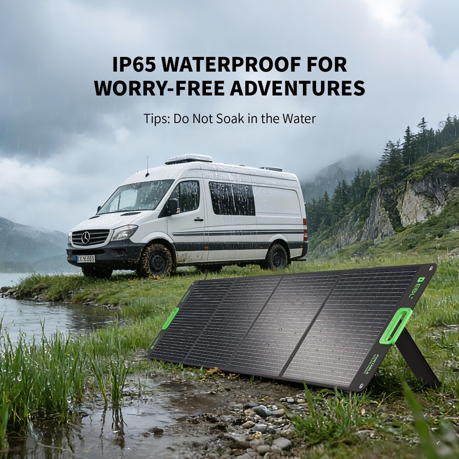 Thumbnail 6 de EBL 200W Portable Solar Panel for Power Station
