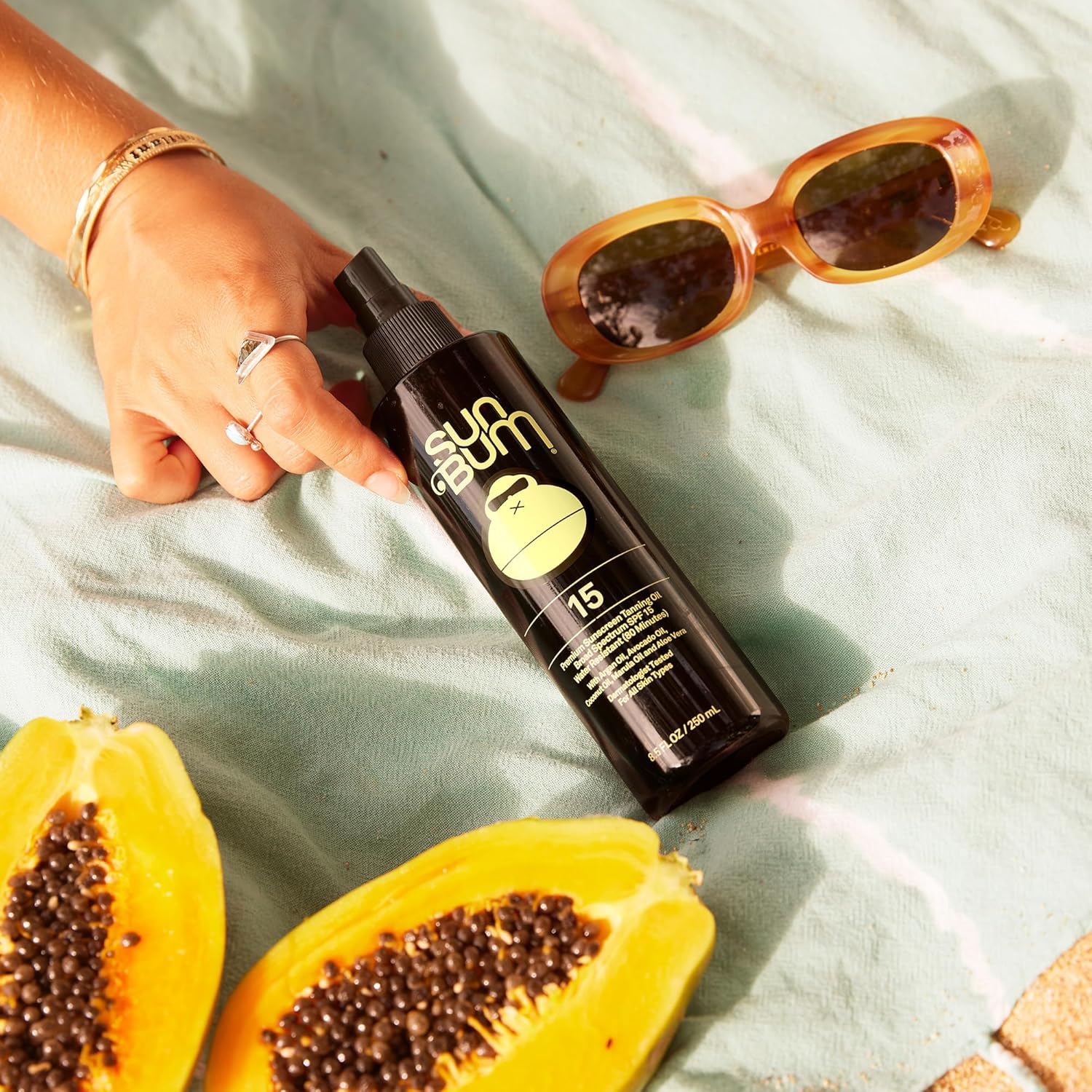 Thumbnail 2 de Sun Bum SPF 15 Moisturizing Tanning Oil (Vegan) — Broad Spectrum UVA/UVB Protection, 8.5 oz