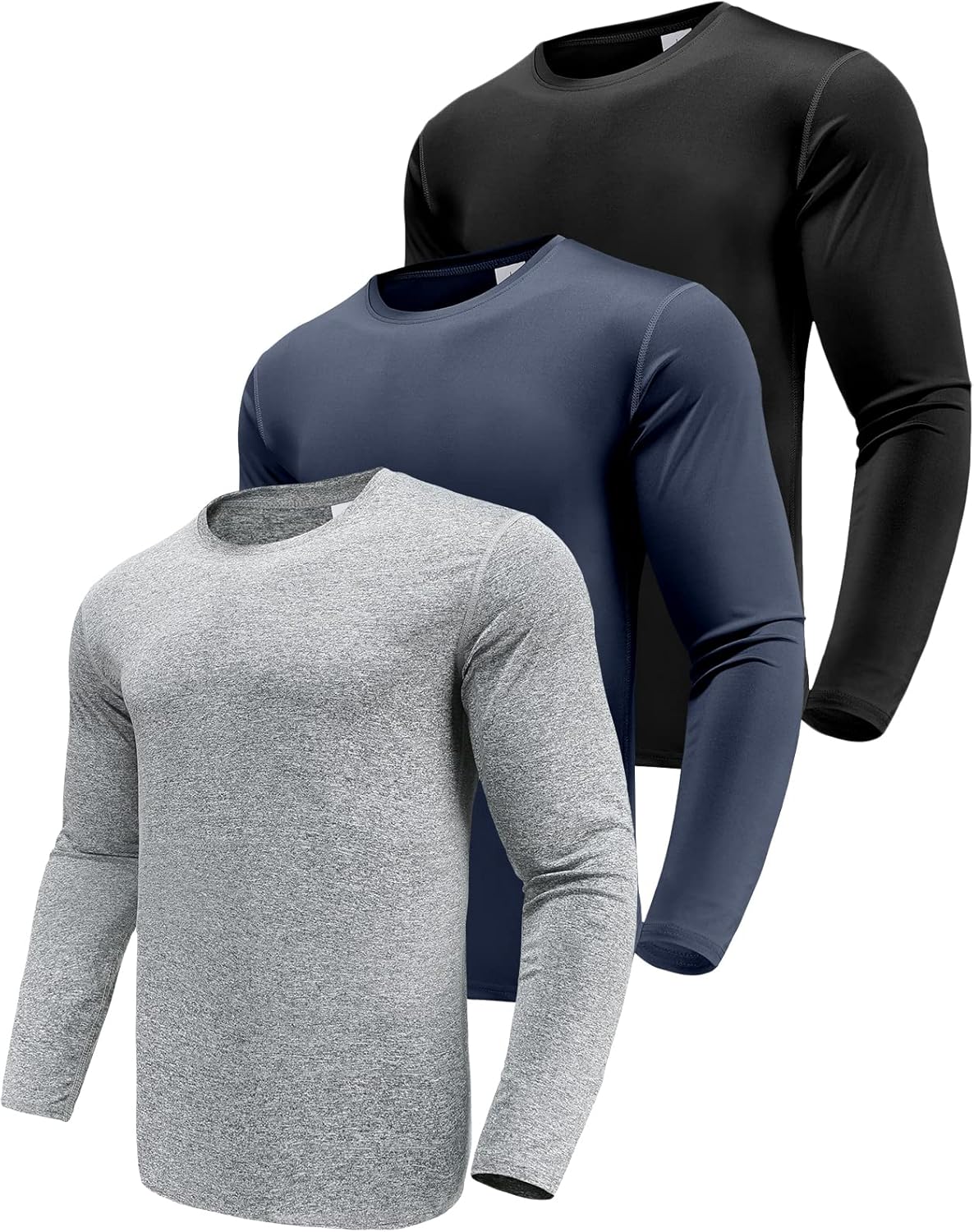 Thumbnail 6 de Boyzn Men's Performance Long Sleeve T-Shirts (1, 3, or 5 Pack) with UPF 50+ Sun Protection