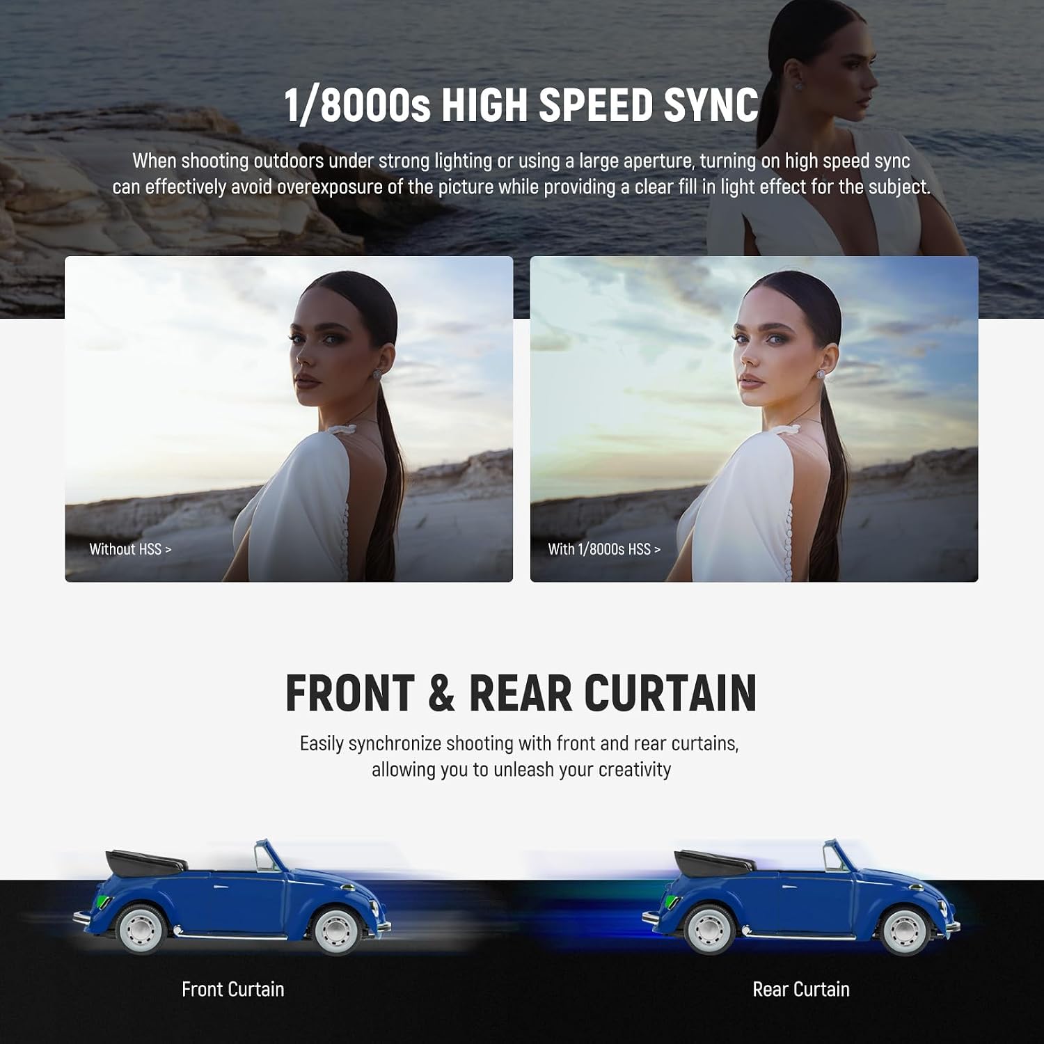 Thumbnail 4 de Neewer Z880-S 2.4G 76Ws TTL Speedlite for Sony & Godox (TCM, HSS 1/8000s, 2.4G wireless)