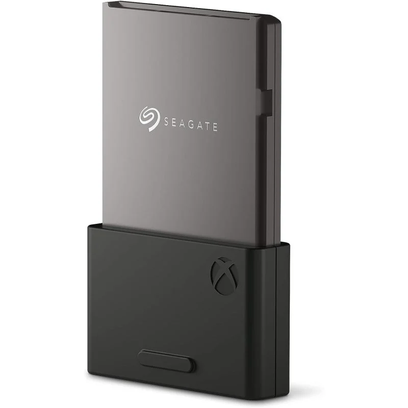 Detalle de Seagate Expansion Card para Xbox Series X/S 2TB SSD — ampliación rápida y fiable de almacenamiento