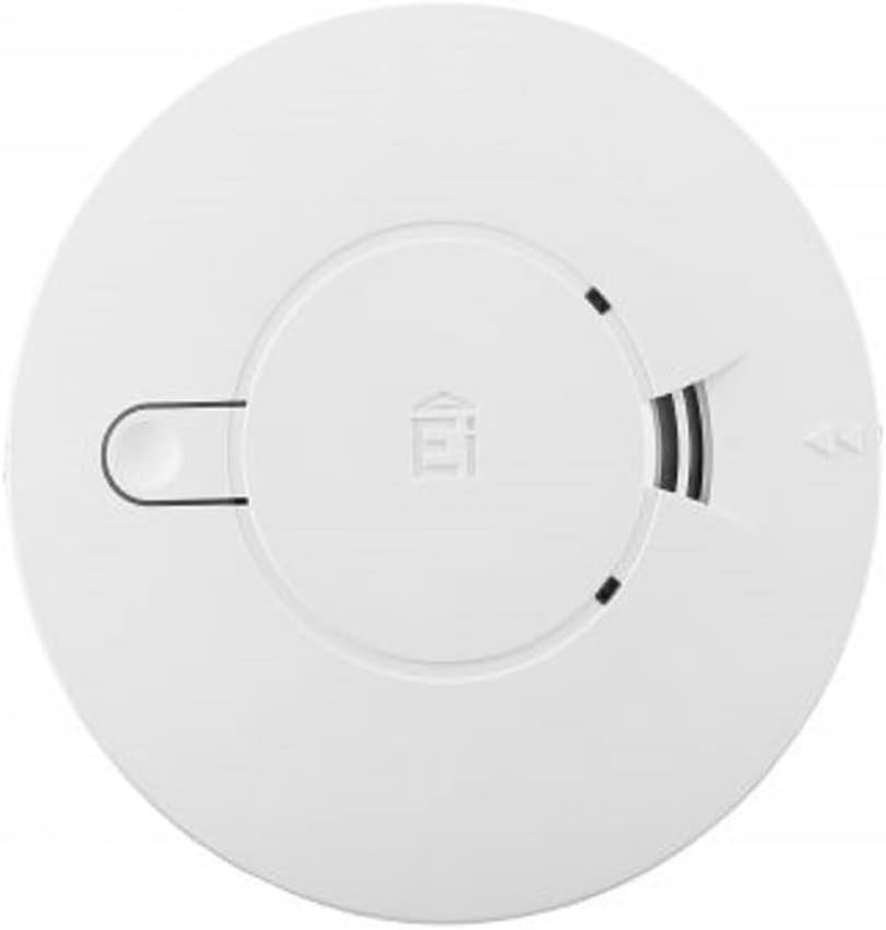 Detalle de Aico Ei146e mains-powered smoke alarm (white) with 9V battery backup