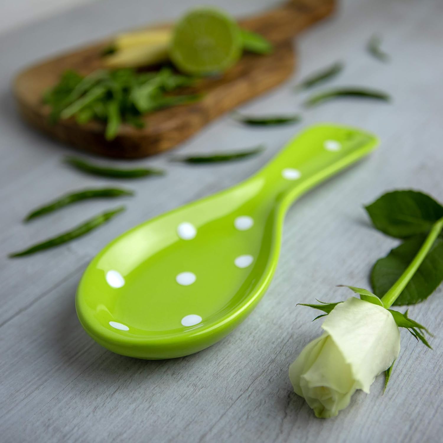 Thumbnail 2 de City to Cottage Pistachio Green Spoon Rest 🍽
