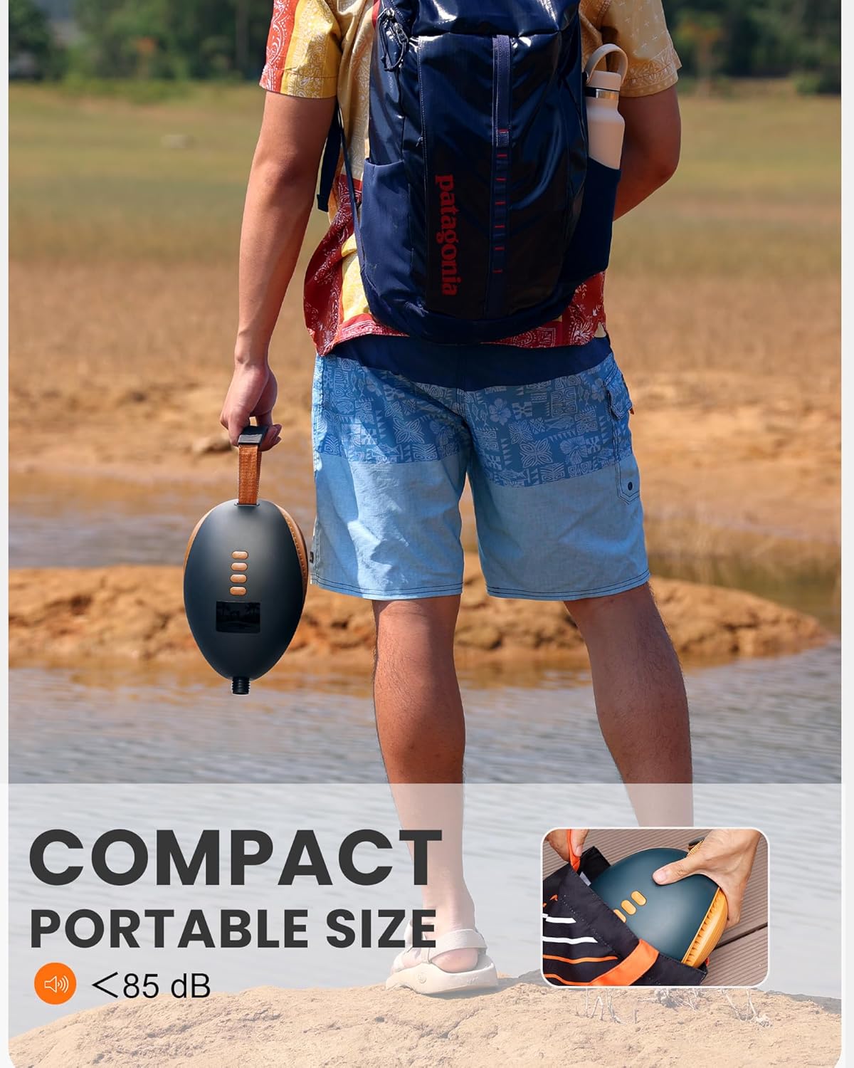 Thumbnail 3 de OutdoorMaster 20PSI Electric SUP Pump — The Dolphin: Auto‑Off, 12V Car Connector