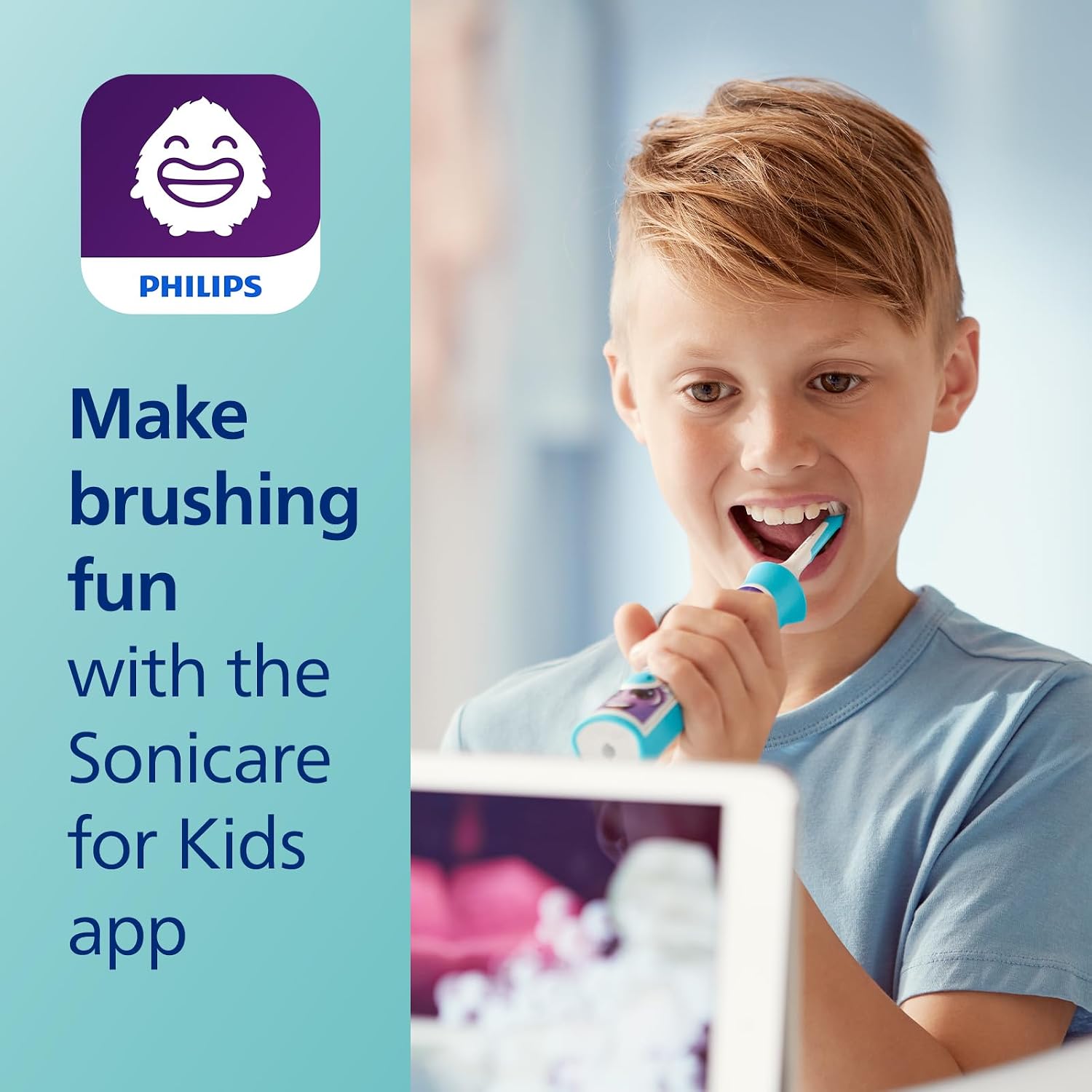 Thumbnail 3 de Philips Sonicare for Kids HX6322/04: Gentle, engaging sonic brushing for children aged 3+
