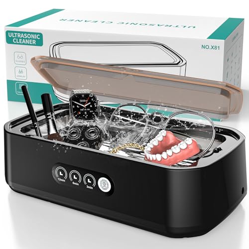 Singphere Ultraschallreiniger 48 kHz – 650 ml Fassungsvermögen, 360° Tiefenreinigung