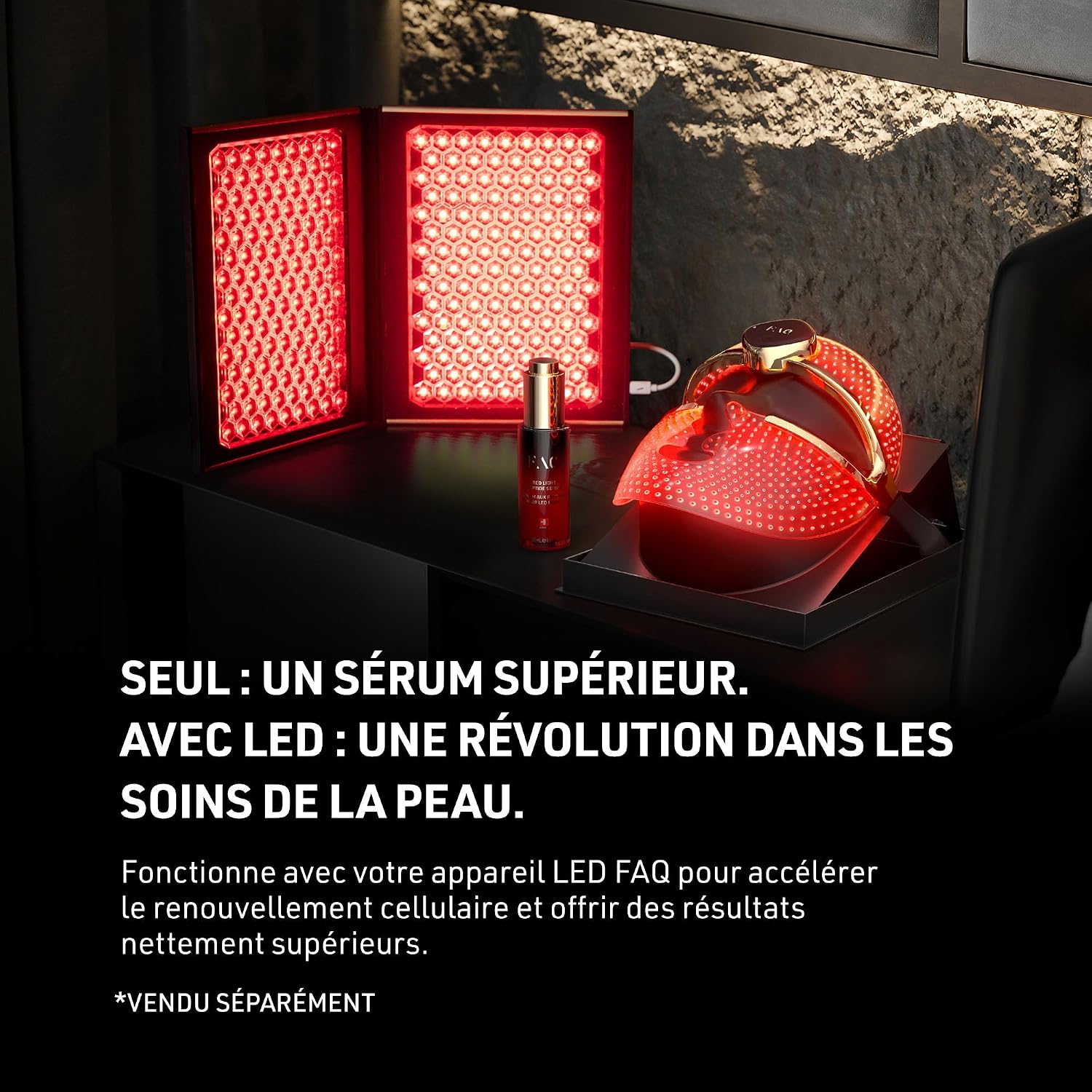 Detalle de FAQ Red Light Peptide Serum 30 ml sérum visage
