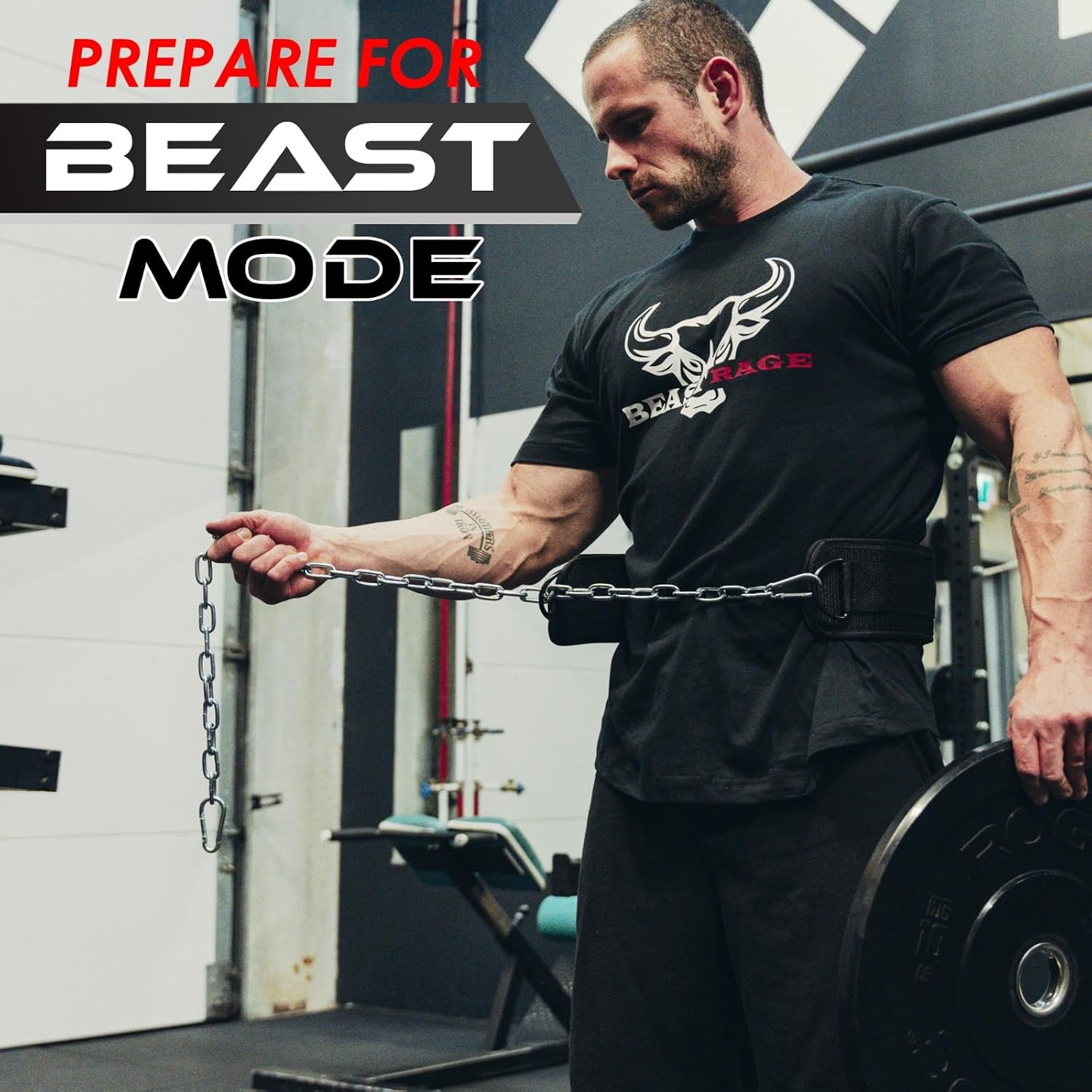 Thumbnail 5 de BEAST RAGE Dip Belt 36 inch