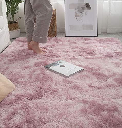 Thumbnail 1 de Pauwer Soft Plush Rug vloerkleed 120 x 160 cm, roze, 4 cm poolhoogte