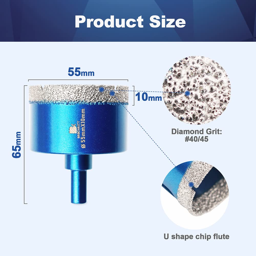 Thumbnail 2 de BRSCHNITT Diamond Core Drill Bit, 55 mm