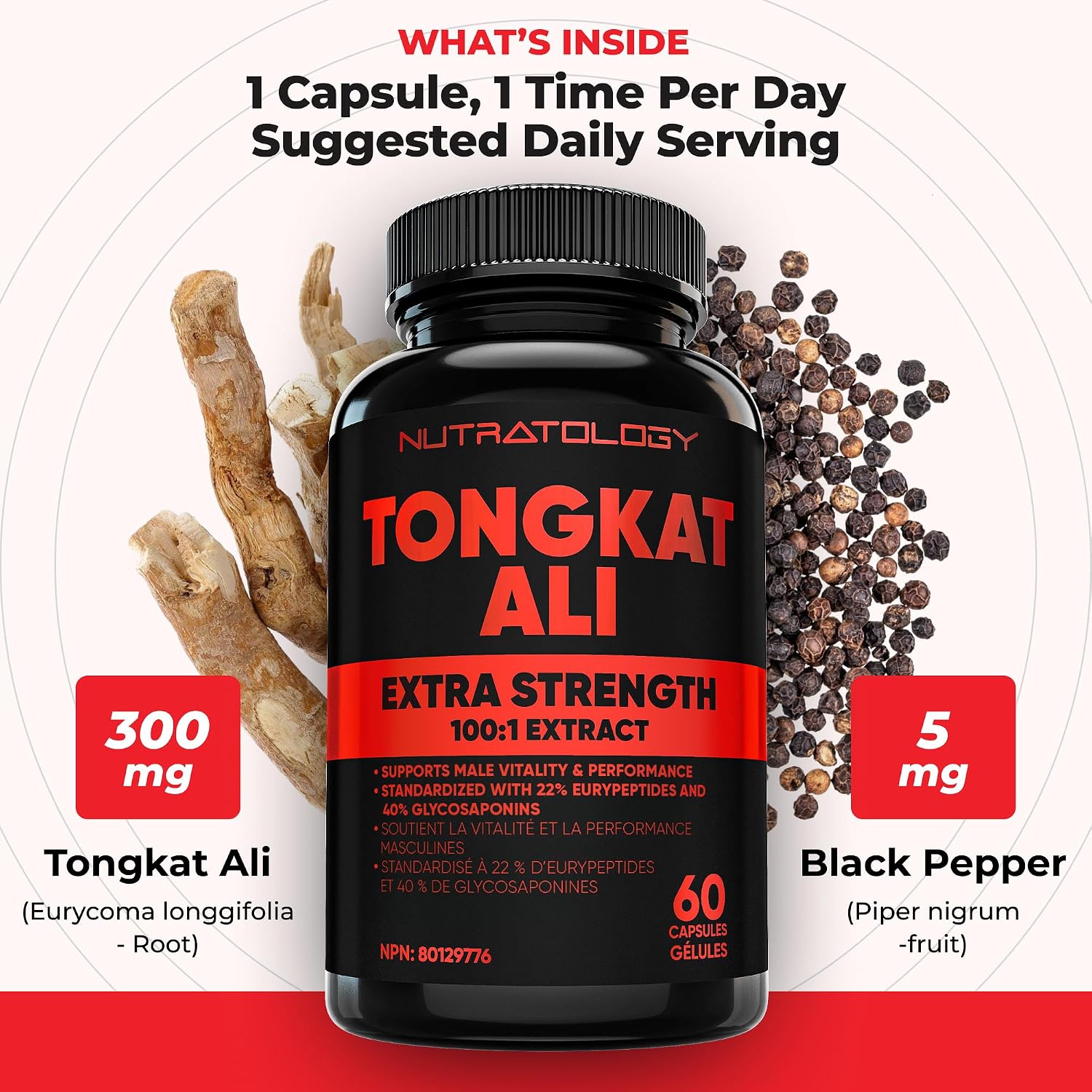 Thumbnail 2 de Nutratology Tongkat Ali Supplement, 60 Capsules