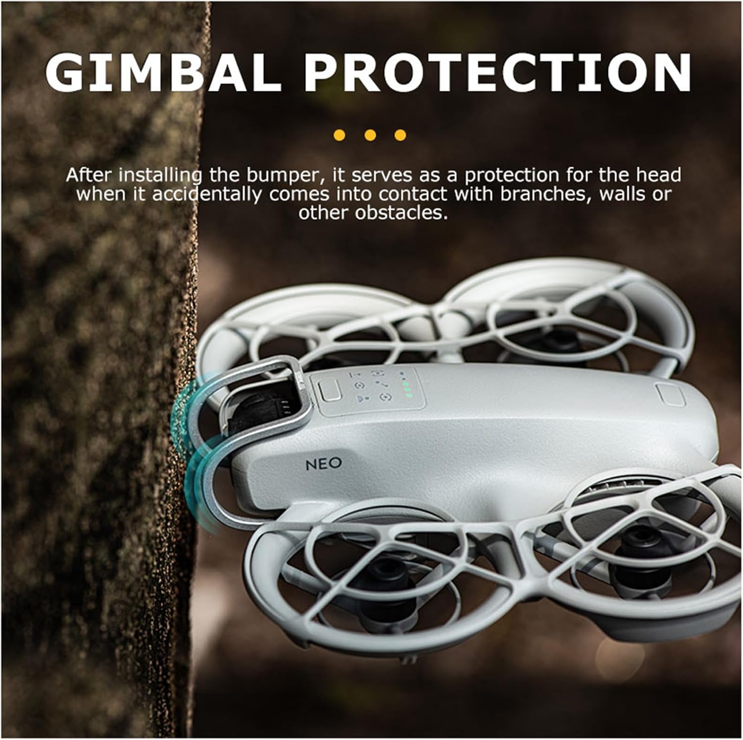 Detalle 2 de XBERSTAR Kardan-Stoßstange für DJI Neo
