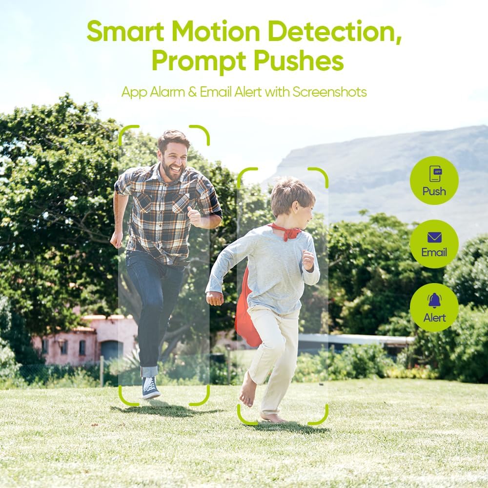 Thumbnail 2 de SANNCE 8CH POE CCTV System with 4x 3MP Outdoor Cameras and 1TB HDD — 6MP NVR, 2K Clarity, IP67 Weatherproof