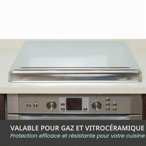 Detalle 2 de Jocca Protection Plaque de Cuisson – Couvre-Plaque en Acier Inoxydable 60,5 x 52,5 cm