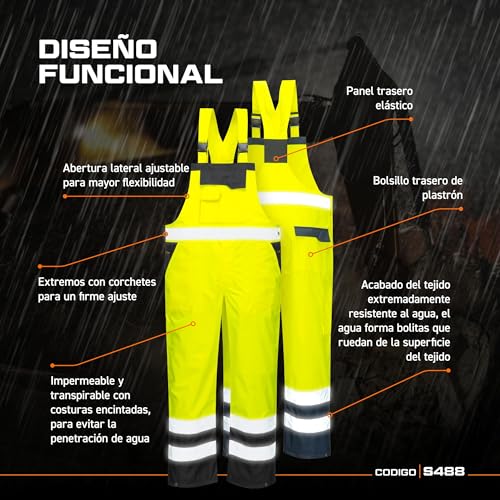 Detalle 2 de Portwest S488 salopette a contrasto sfoderata uomo