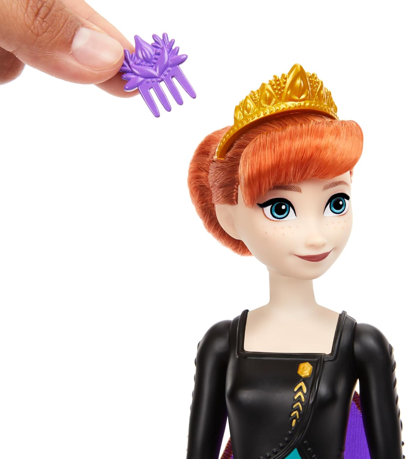 Thumbnail 4 de Mattel Disney Frozen Anna Spin & Reveal (HXD27) con 11 sorprese, accessori e adesivi