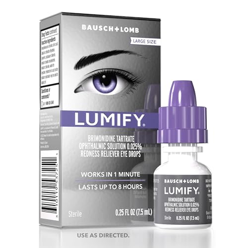 Detalle de LUMIFY Eye Drops for Red Eyes – Brimonidine Redness Reliever (0.25 Fl Oz / 7.5 mL)