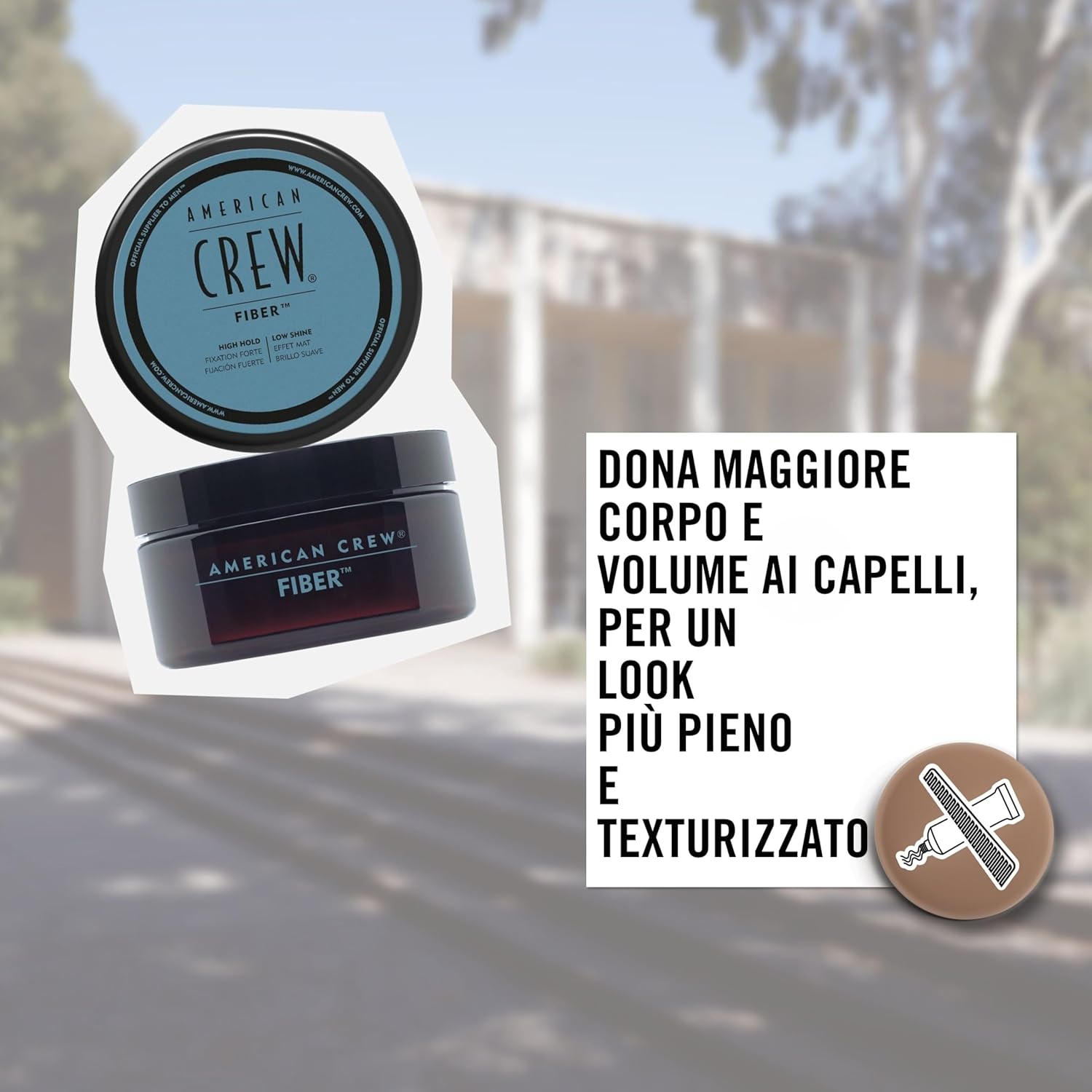 Thumbnail 1 de American Crew Fiber 85g Cera Capelli Uomo
