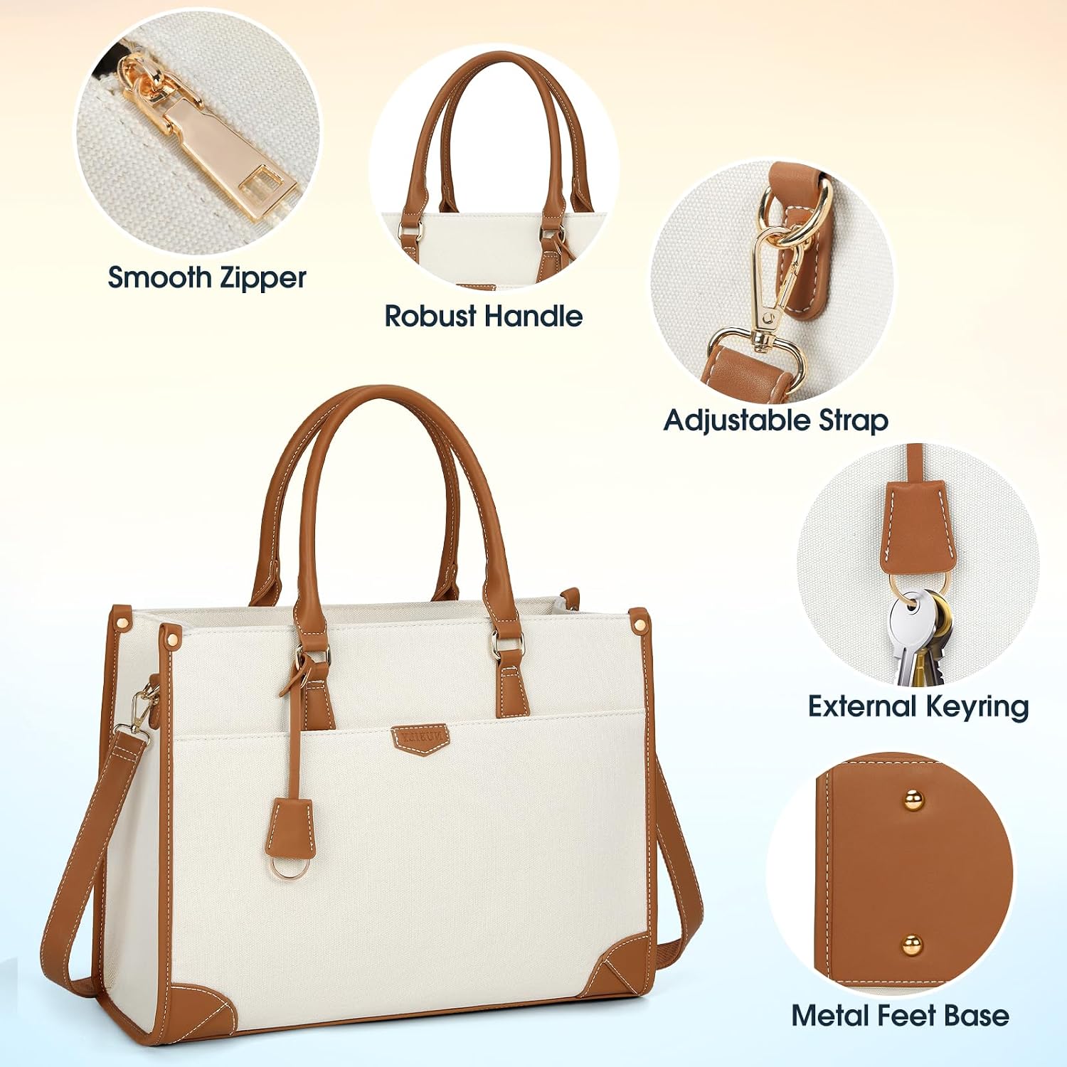 Thumbnail 4 de IGOLUMON Bolso de Mujer Grande 42,9 x 32,2 cm