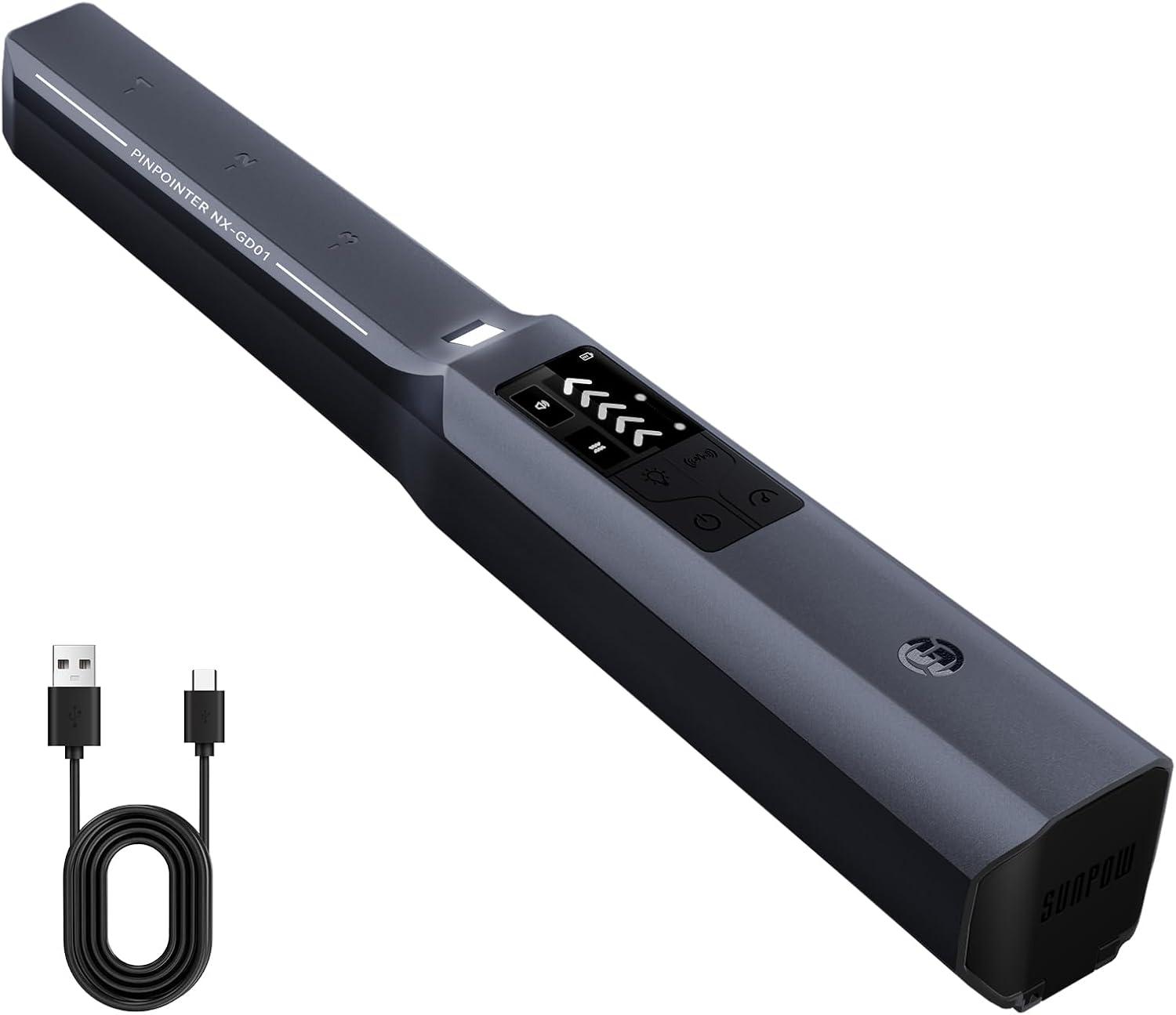 Thumbnail 6 de SUNPOW uppladdningsbar pinpointer med 360°-detektering och IP68
