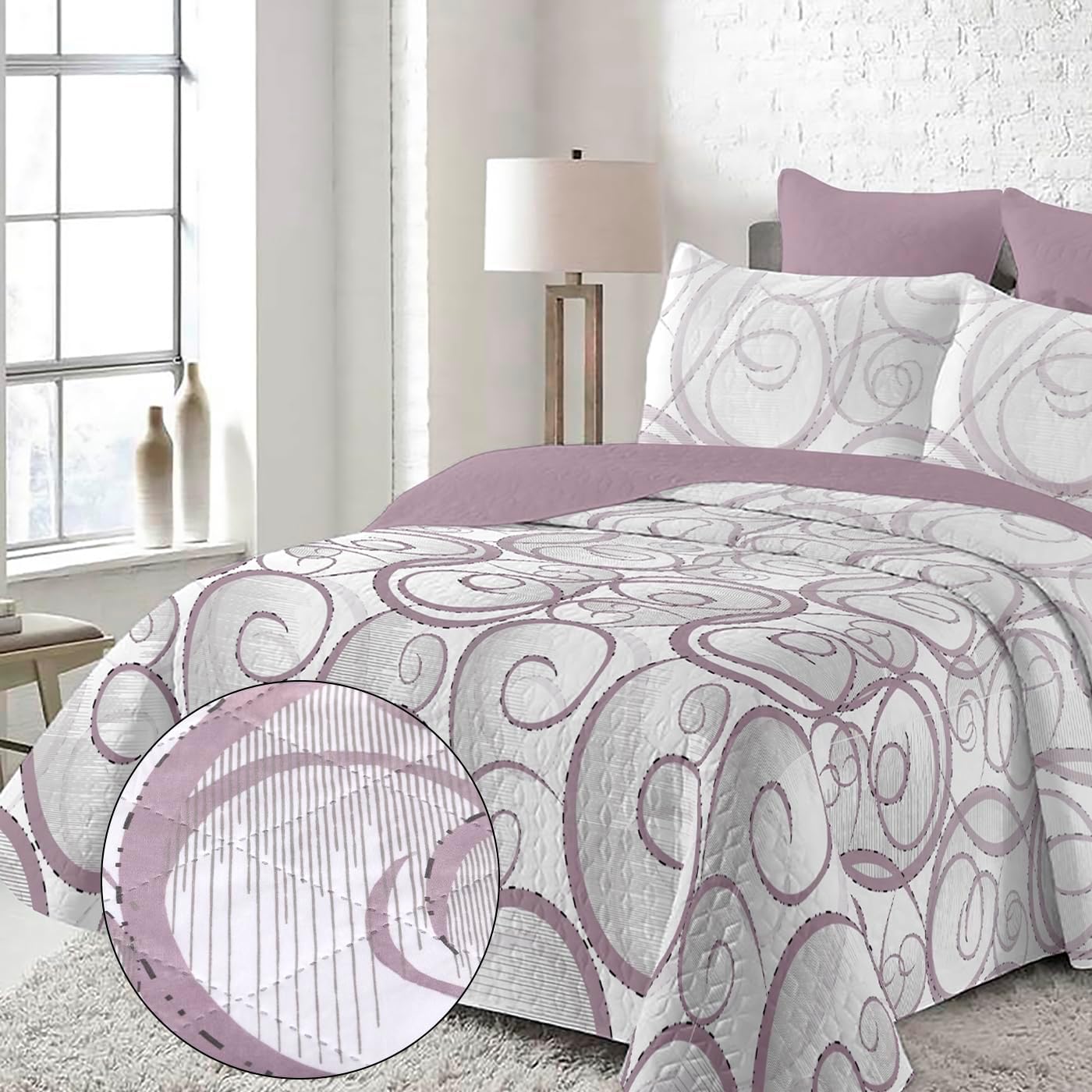 Thumbnail 1 de MERCURY TEXTIL - Colcha Bouti Estampada Verano 🌊 Suave y Ligera