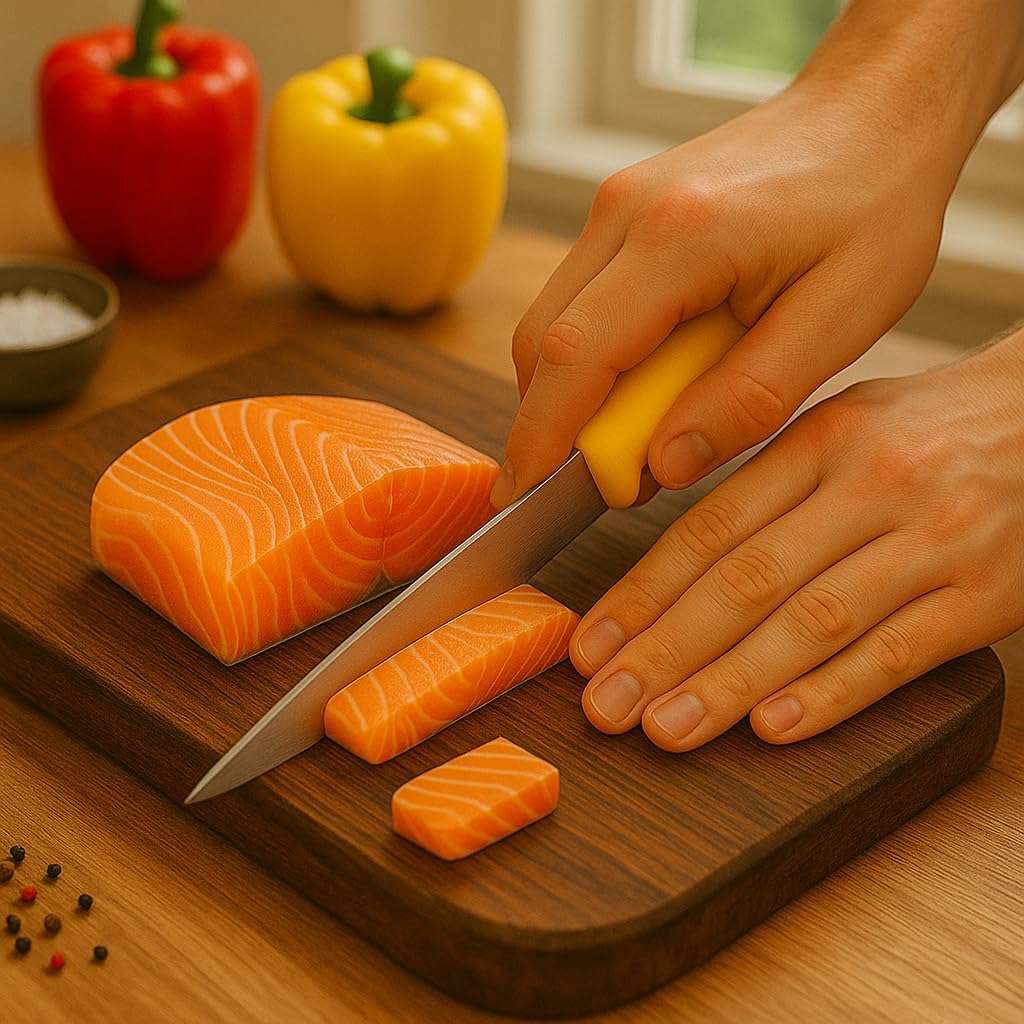 Thumbnail 5 de HOOZ Fleischmesser-Set 8-teilig mit Hackebeil & Wetzstahl (Edelstahl, Ergo-Grip)