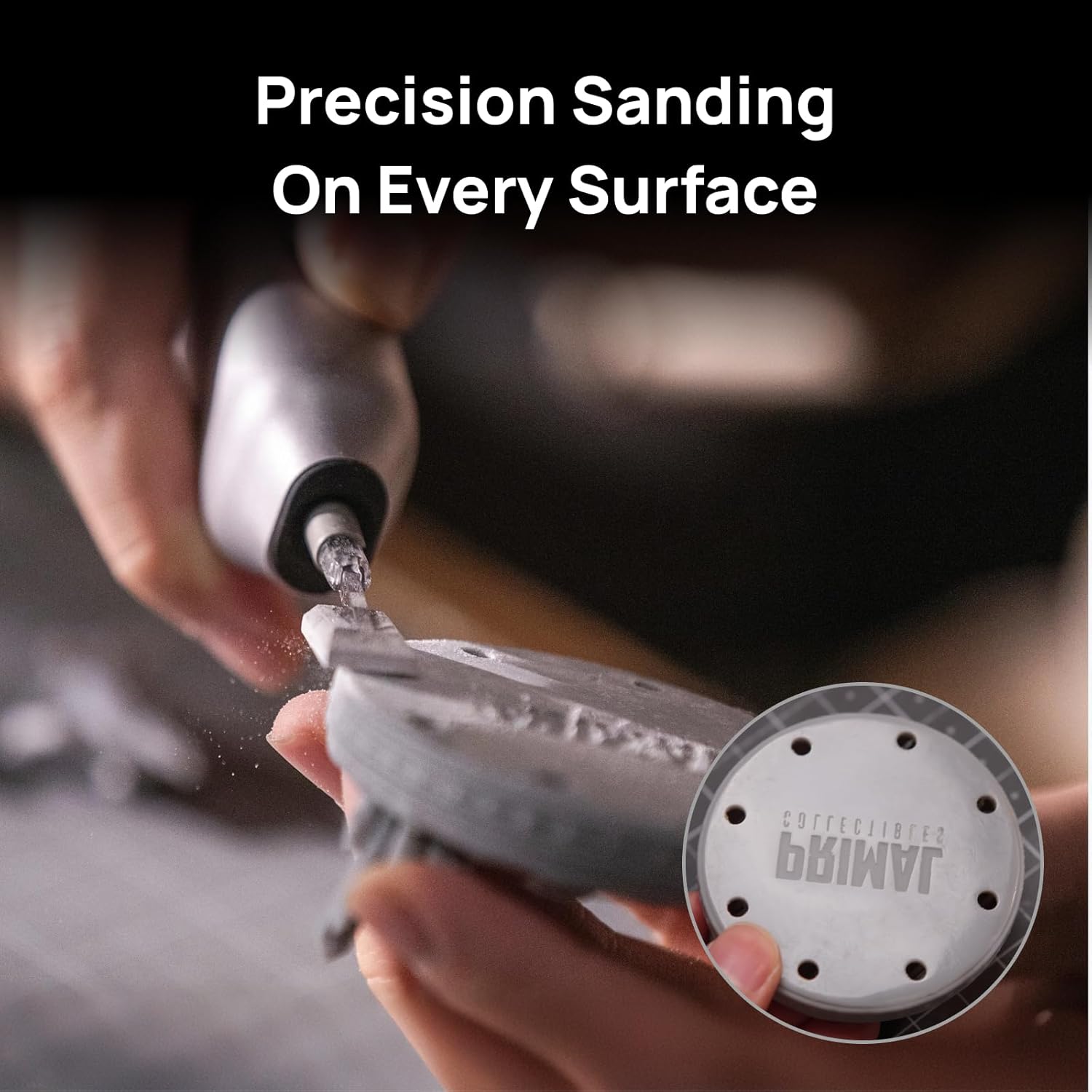 Detalle 2 de NeoSander Reciprocating Detail Sander — Compact, Low-Vibration Precision for 3D Printing & Model Making
