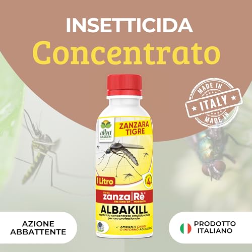 Thumbnail 1 de Albagarden Insetticida Antizanzare Giardino con Cipermetrina Concentrato 1 L | Protezione fino a 4 settimane