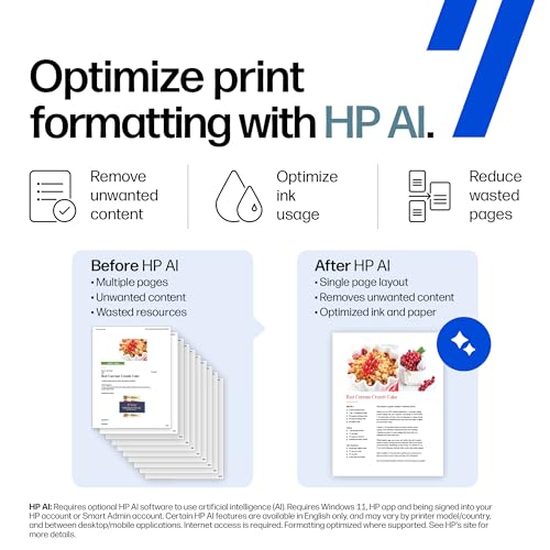 Thumbnail 3 de HP DeskJet 2955 Wireless All-in-One Color Printer (A24HJA) — Compact, AI-assisted Home Office Solution