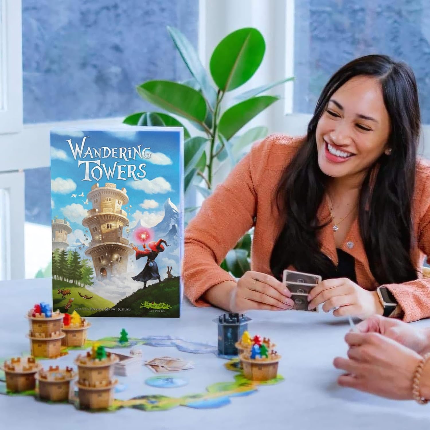 Detalle 2 de CreativaMente Wandering Towers gioco da tavolo