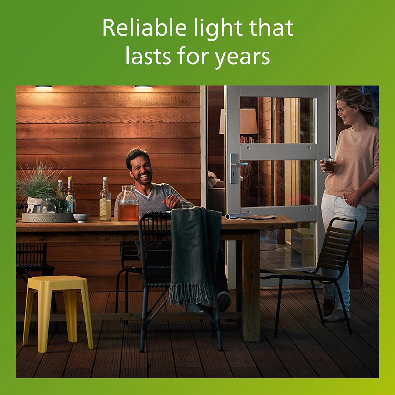 Thumbnail 3 de Philips Lois outdoor floodlight with sensor, 50 W, 3000 K (black) – IP65 security lighting