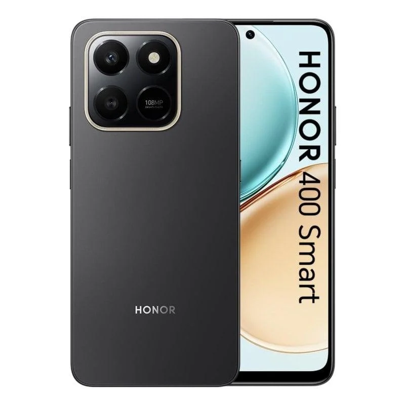 Detalle de HONOR 400 Smart 4G 6GB/128GB 6.77" Negro