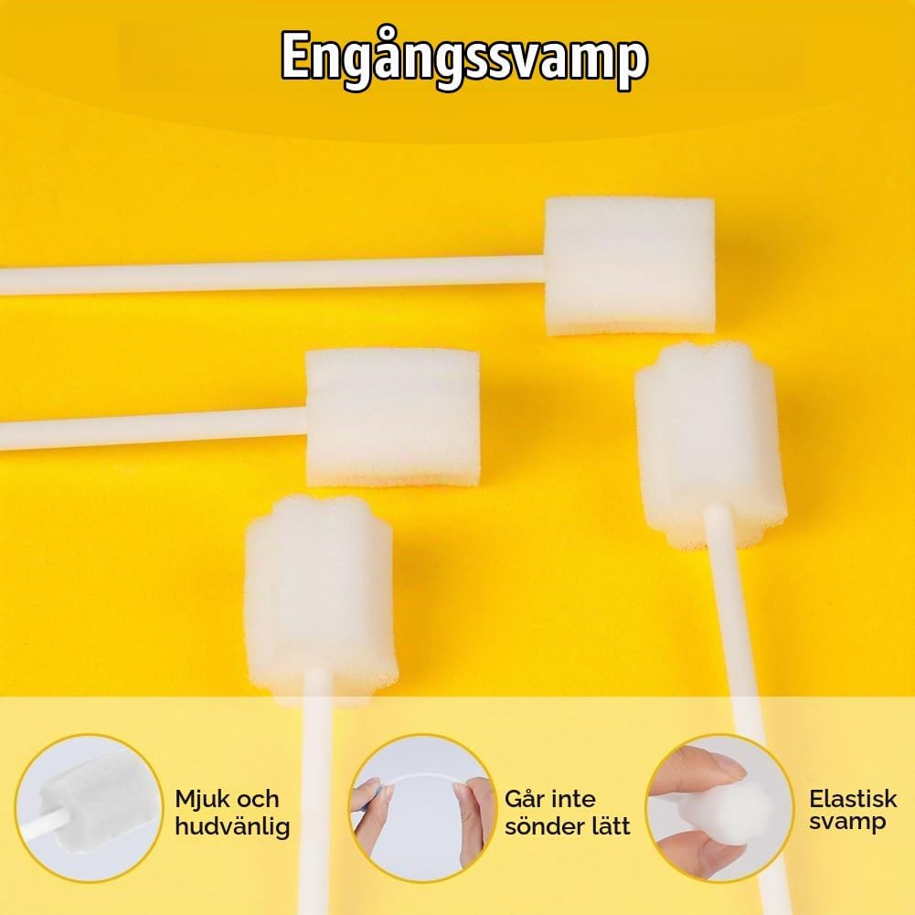 Detalle 2 de ACWOO engångsmunsvampar för munvård, 100-pack med latexfri svamp