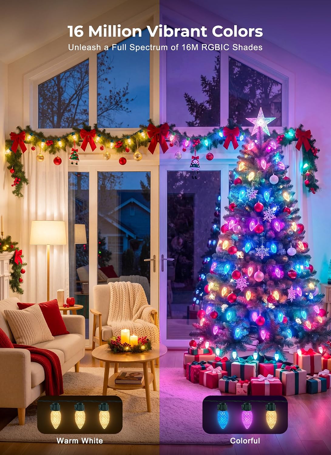 Thumbnail 2 de Outdoor Christmas Lights, 100 LEDs