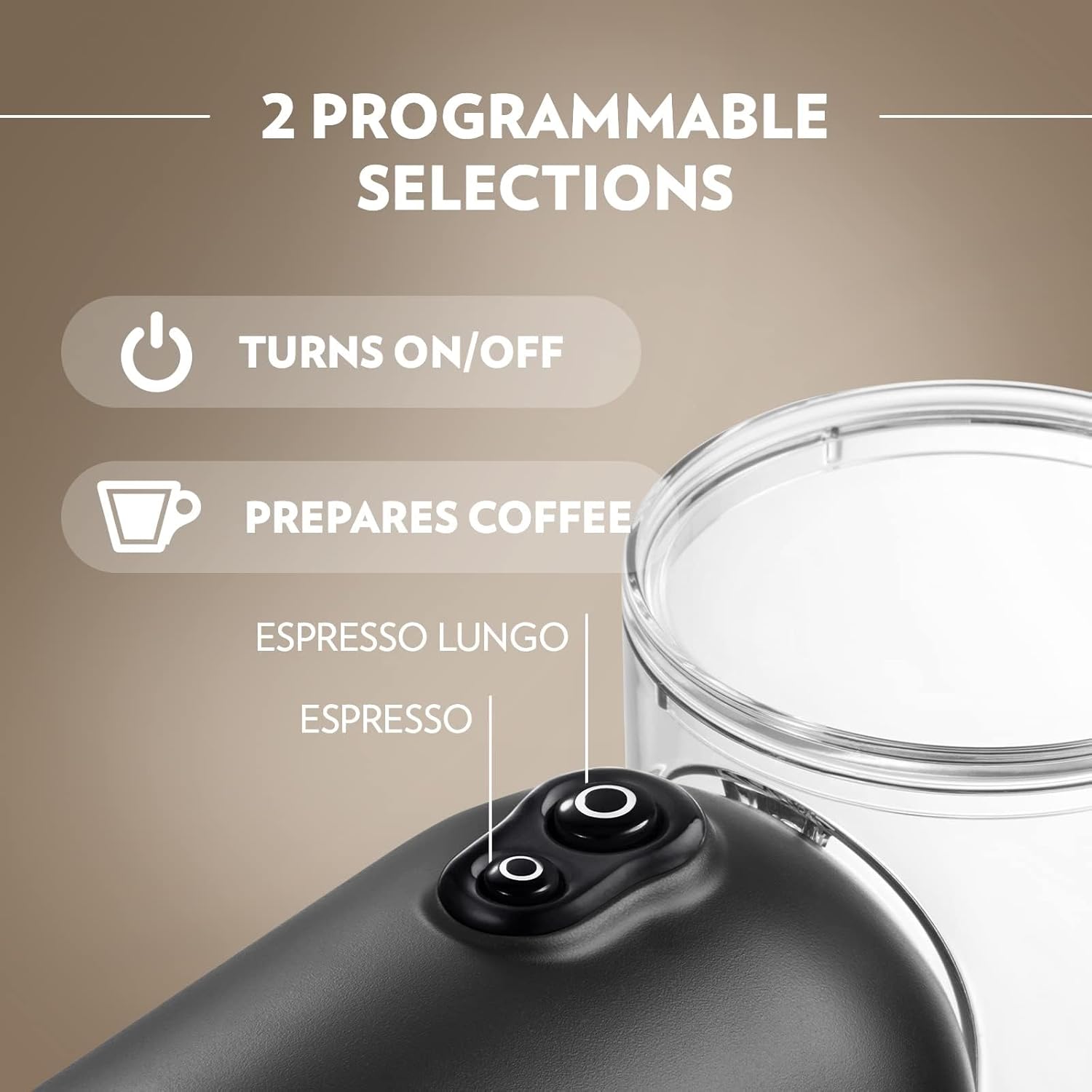 Detalle de Lavazza A Modo Mio Jolie & Milk EVO Coffee Machine
