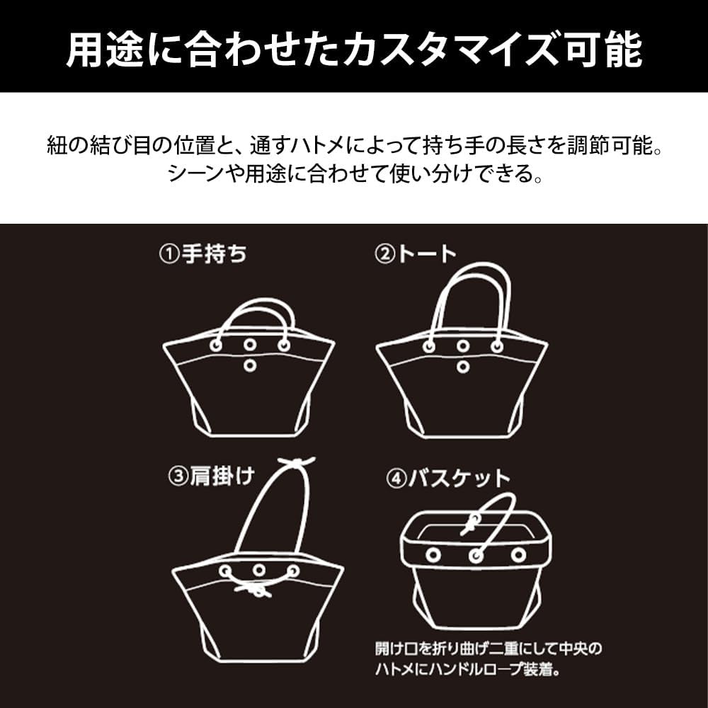 Detalle de アイリスオーヤマ TLB-M5241 メッシュツールバッグ 折りたたみ式・中身が見える