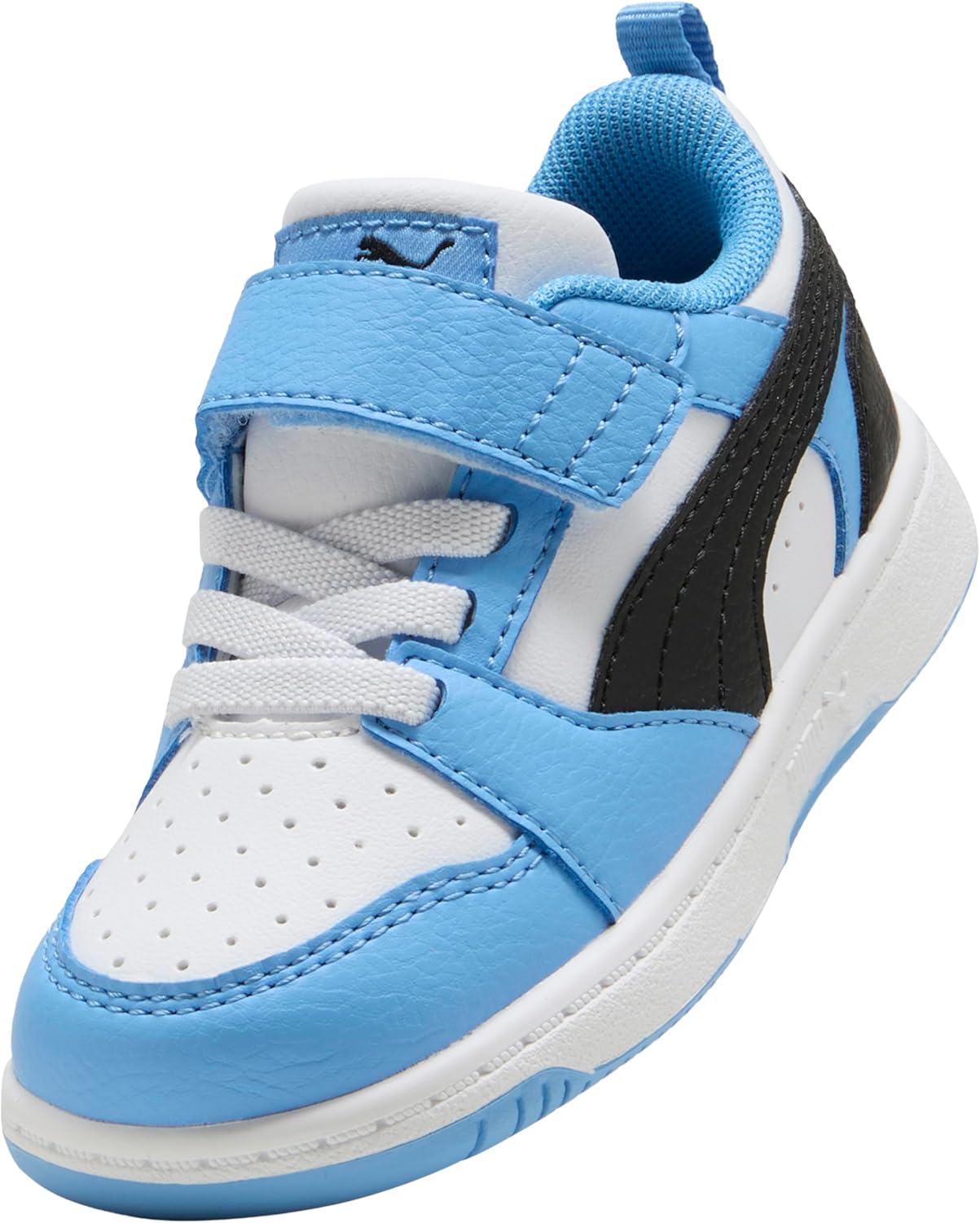 Detalle de PUMA Unisex Baby Rebound V6 Lo Ac+ InfSneaker – Kleinkind-Schuhe mit robustem Sohlsystem
