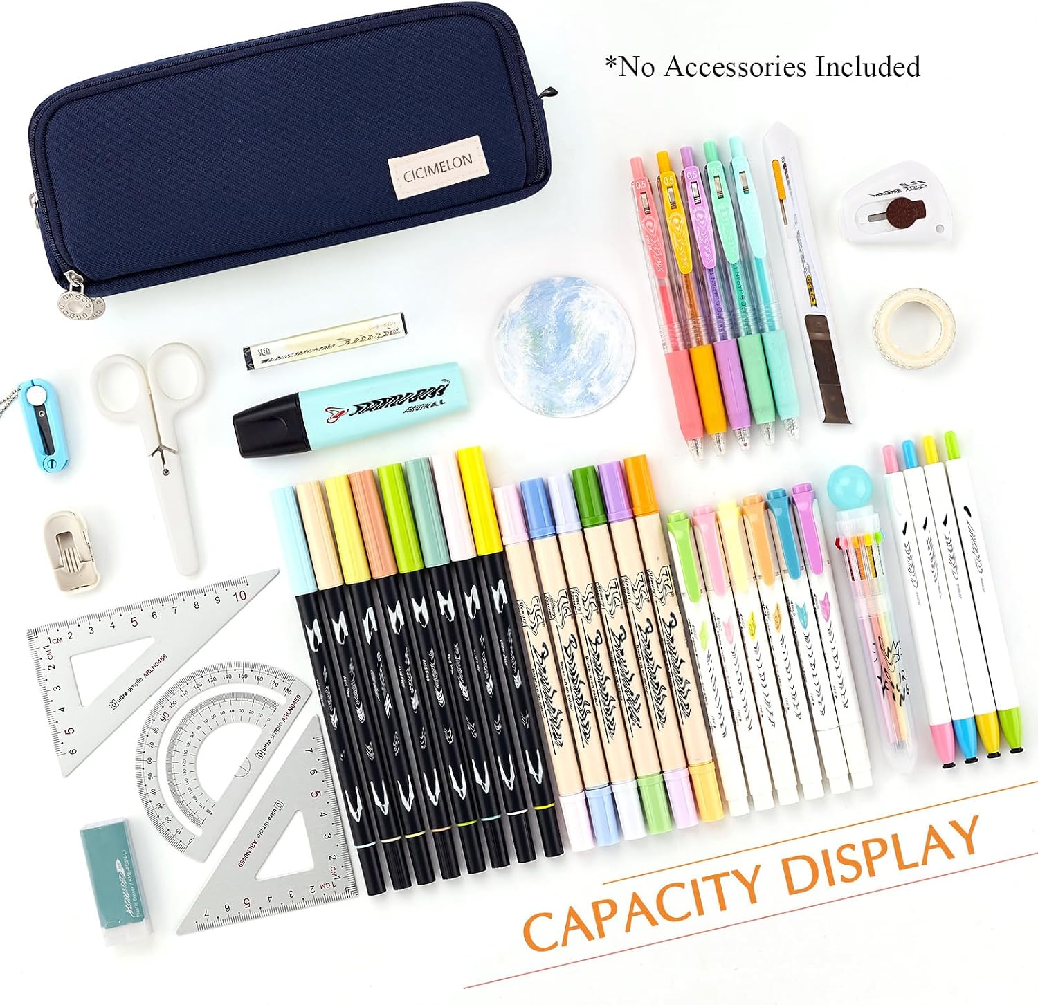 Detalle de CICIMELON Pencil Case, 3 Compartments