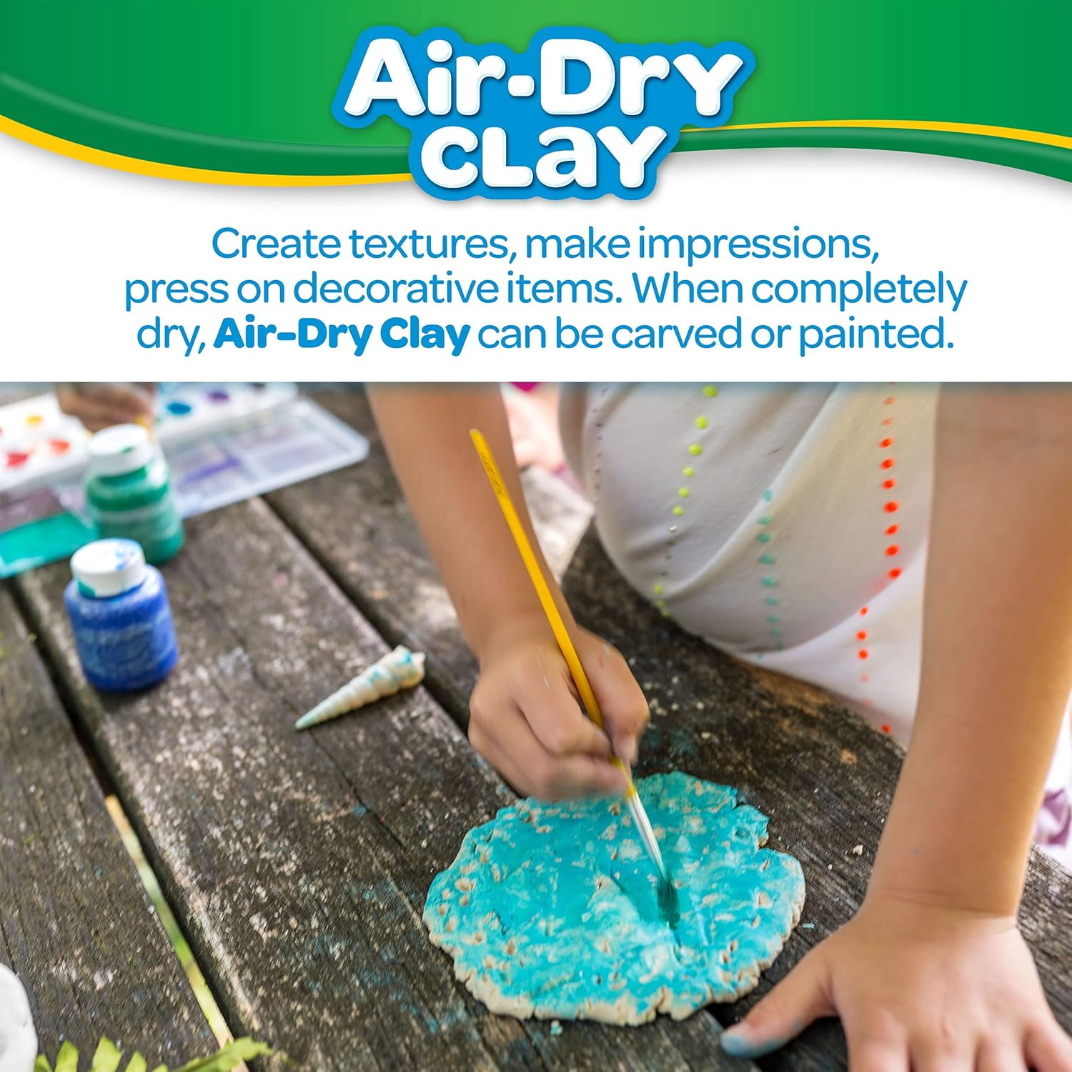 Thumbnail 4 de Crayola Air Dry Clay for Kids (White) — 25 lbs Bulk Modeling Clay