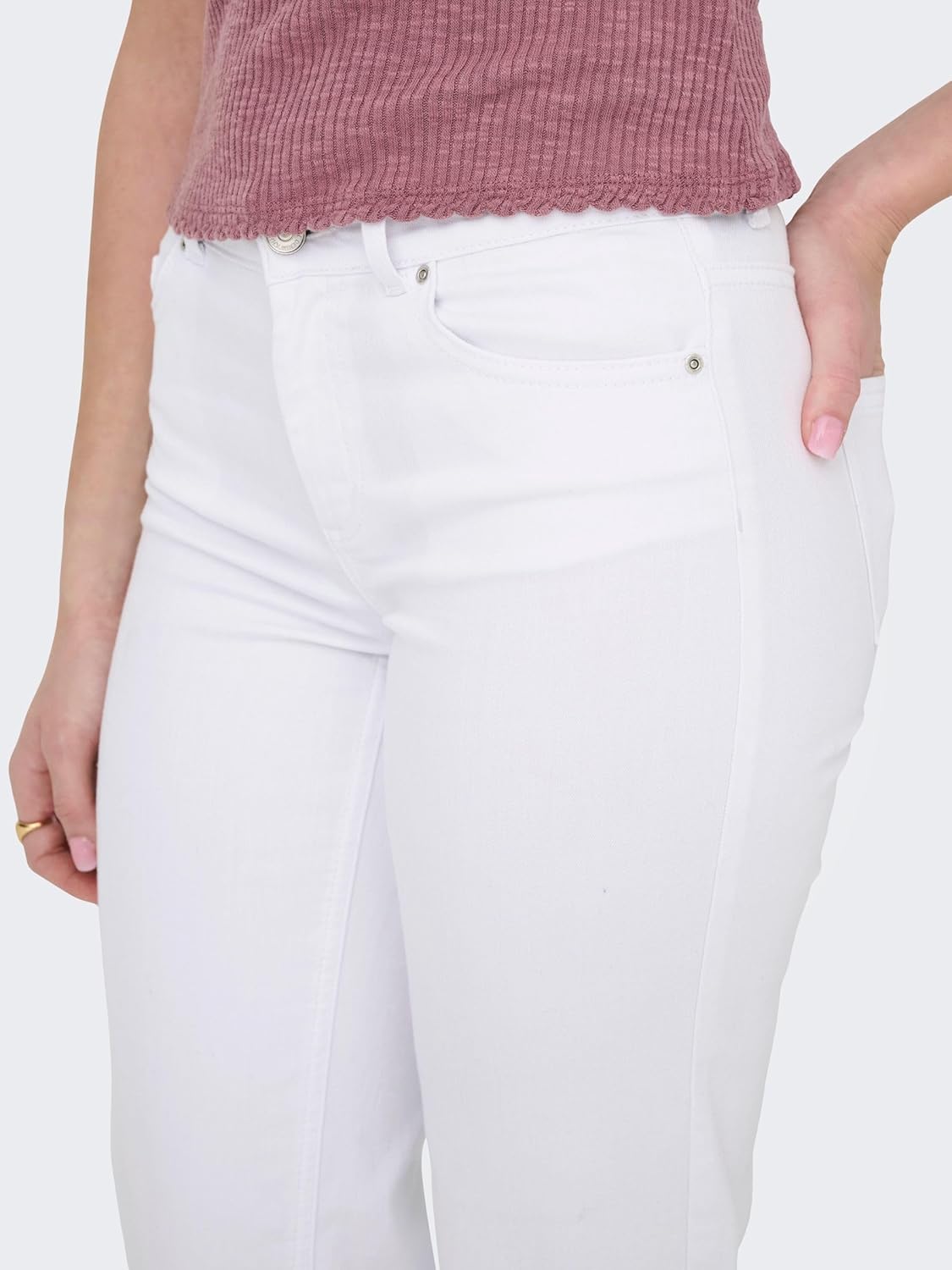 Detalle 2 de Only Female Straight-Fit Jeans ONLBLUSH – Mittlere Taille, Gerade geschnitten