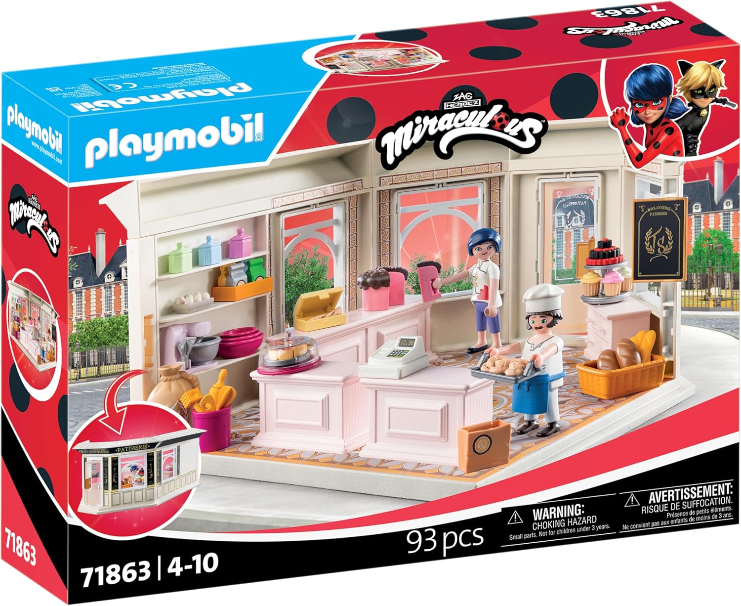 Detalle de PLAYMOBIL Miraculous Bäckerei ab 4 Jahren